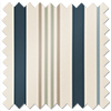 The British Stripe Co. George, Polzeath No.1 - Twist&Fit Roman Blind